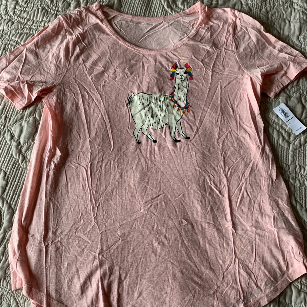Llama old navy shirt
